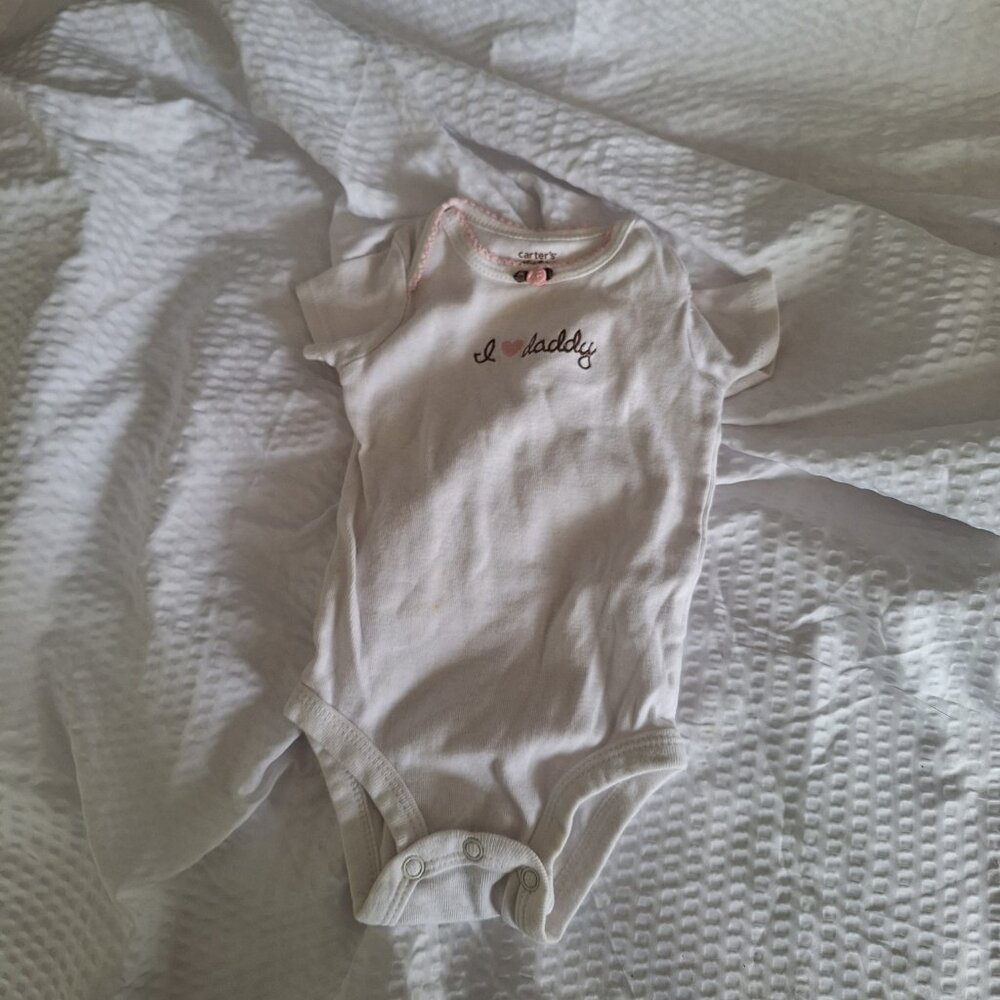 i love daddy onesie 3 months